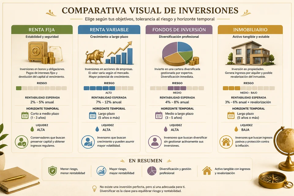 Tipos de inversión